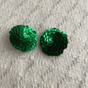 SALE 3 for $15 Sequin Clip On Earrings